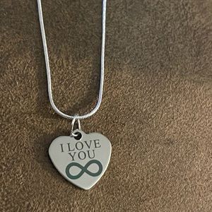 Infinity charm necklace
